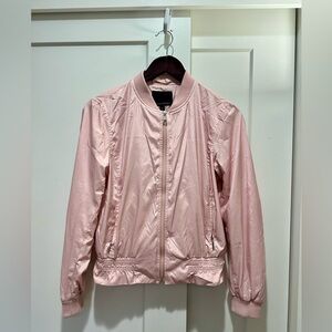 Banana Republic pink bomber jacket